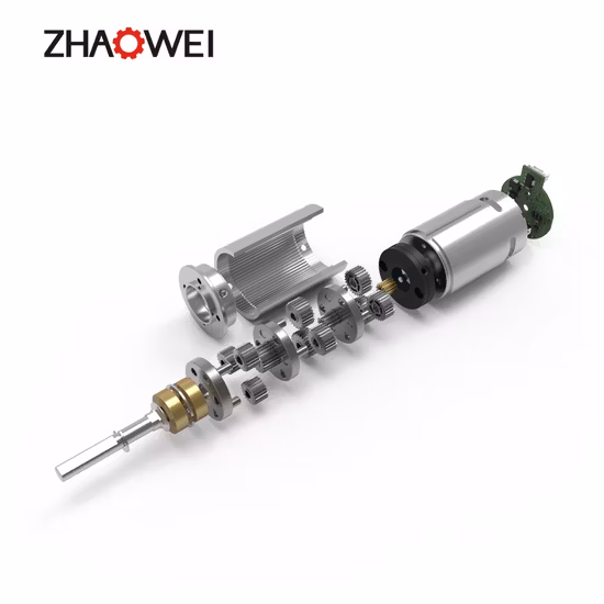 회전식 문신 기계용 기어박스가 있는 Zhaowei 36mm 12V DC 모터